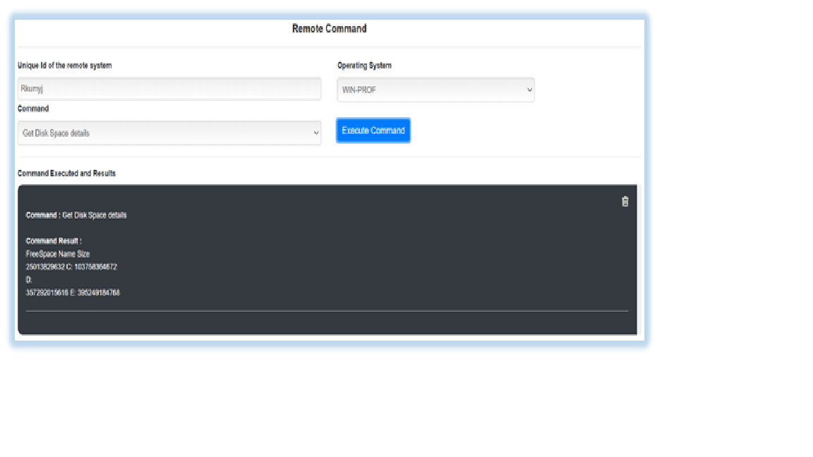 remote troubleshooting product screen